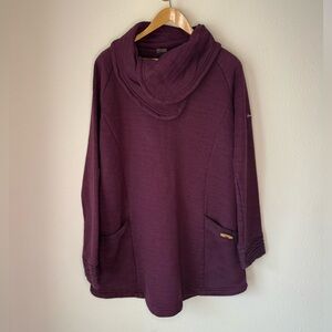 Outfitter Trading Co Breckenridge Cowl Neck Tunic Length Sweatshirt size 2XL